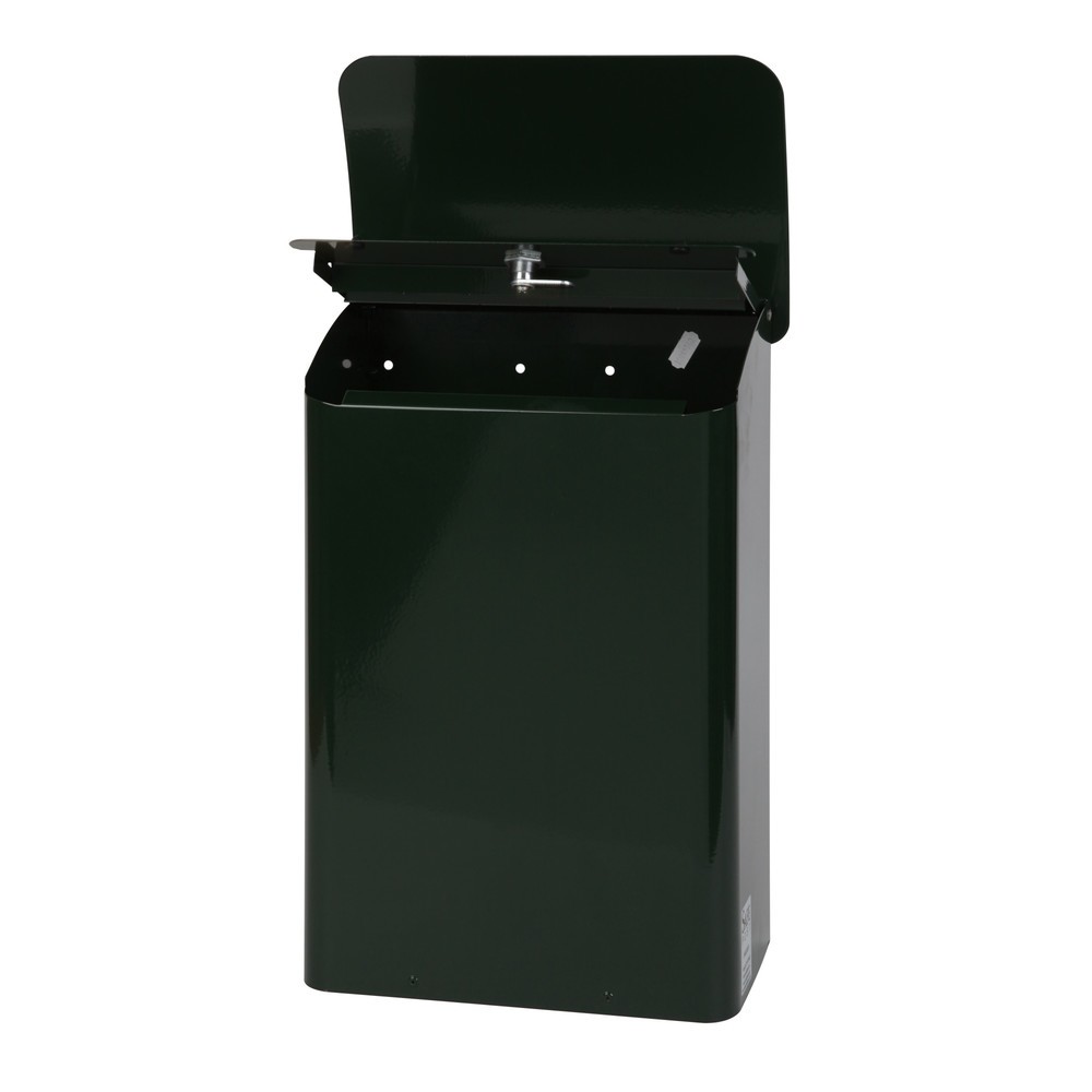 Immagine del prodotto n. 3: Cassetta delle lettere a parete, LuxLaxA 180 x 290 x 425 mm, con apertura dotata di serratura, verde