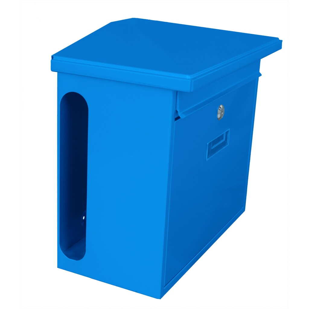 Immagine del prodotto n. 2: Cassetta delle lettere a parete Zamoran, in acciaio zincato, blu