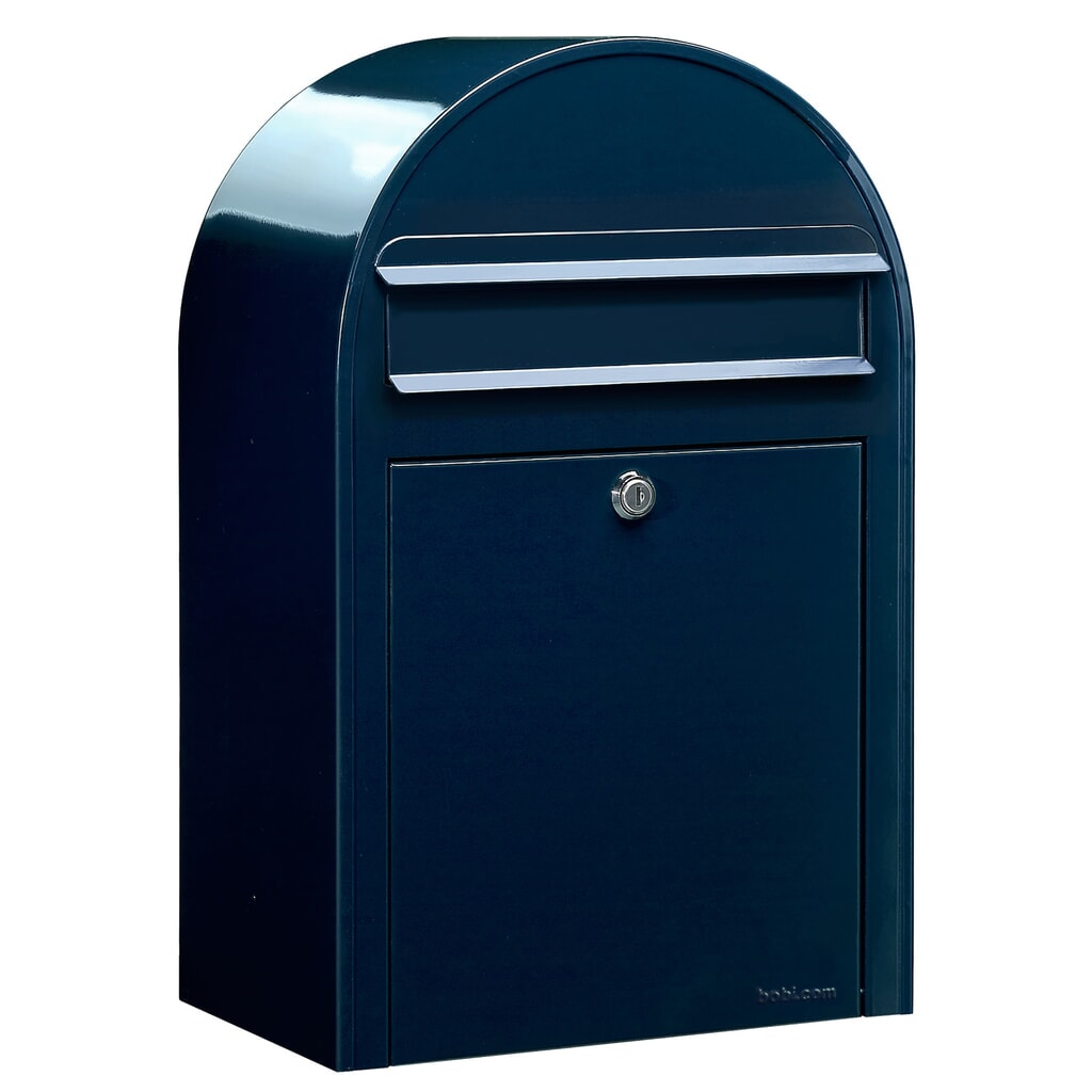 Immagine del prodotto: Cassetta delle lettere Bobi con apertura, AxLaxLu 500 x 320 x 210 mm, acciaio zincato, blu