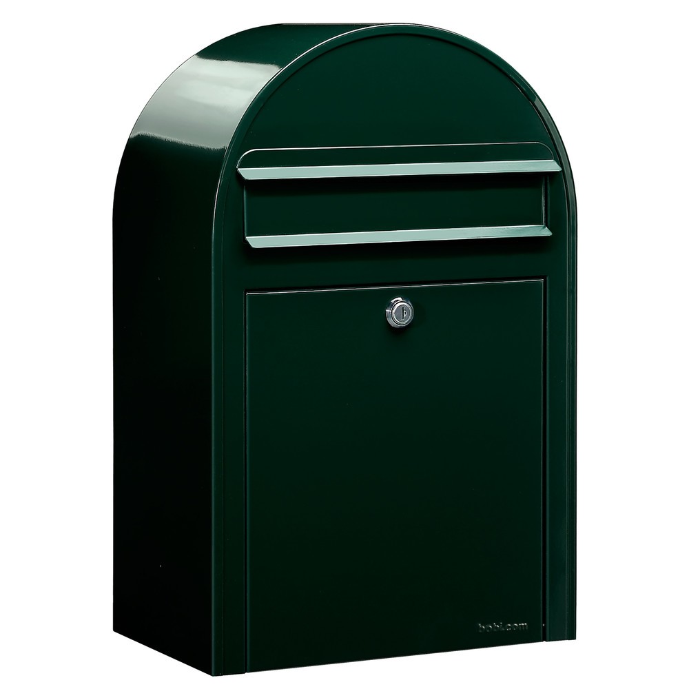 Immagine del prodotto n. 1: Cassetta delle lettere Bobi con apertura, AxLaxLu 500 x 320 x 210 mm, acciaio zincato, verde