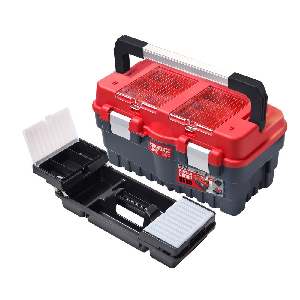 Immagine del prodotto: Valigetta/cassetta degli attrezzi Carbo Plus S 500, HxLxP 256 x 462 x 242 mm