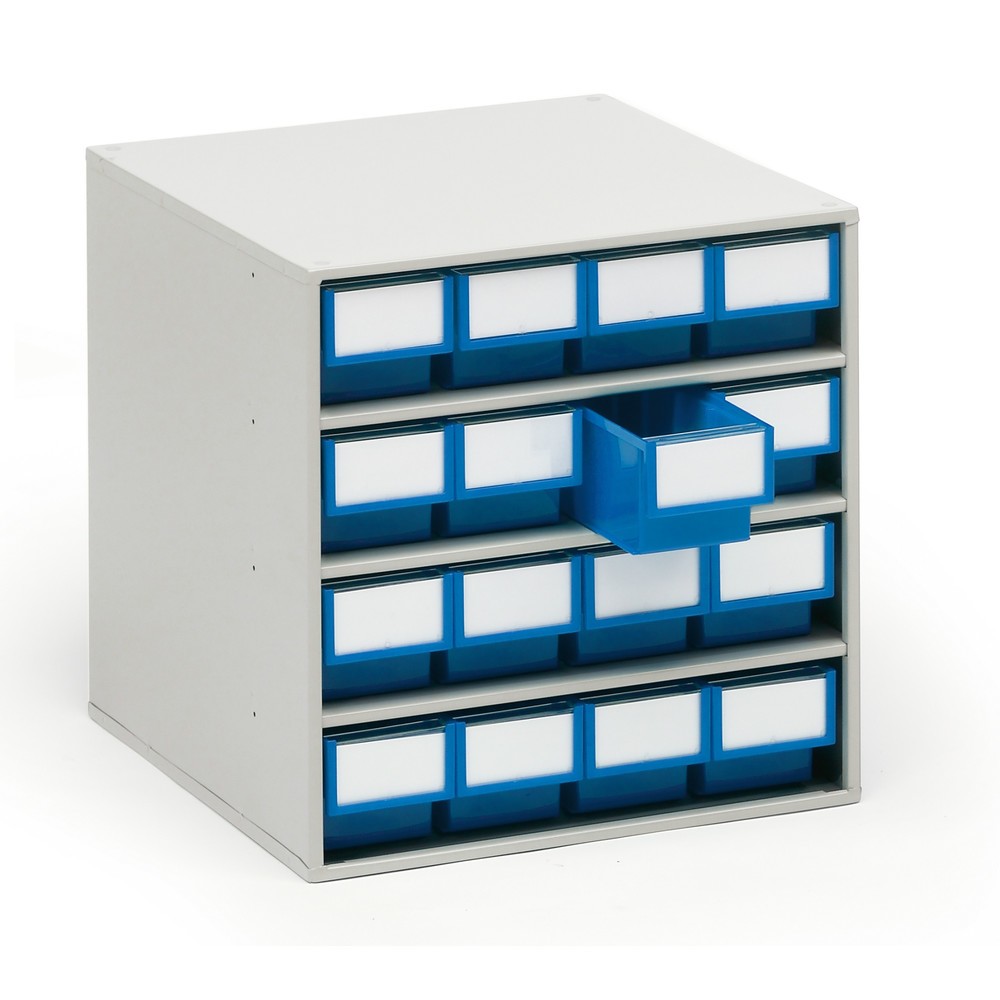 Immagine del prodotto: Cassettiera, 16 cassetti, profondità 400 mm, blu