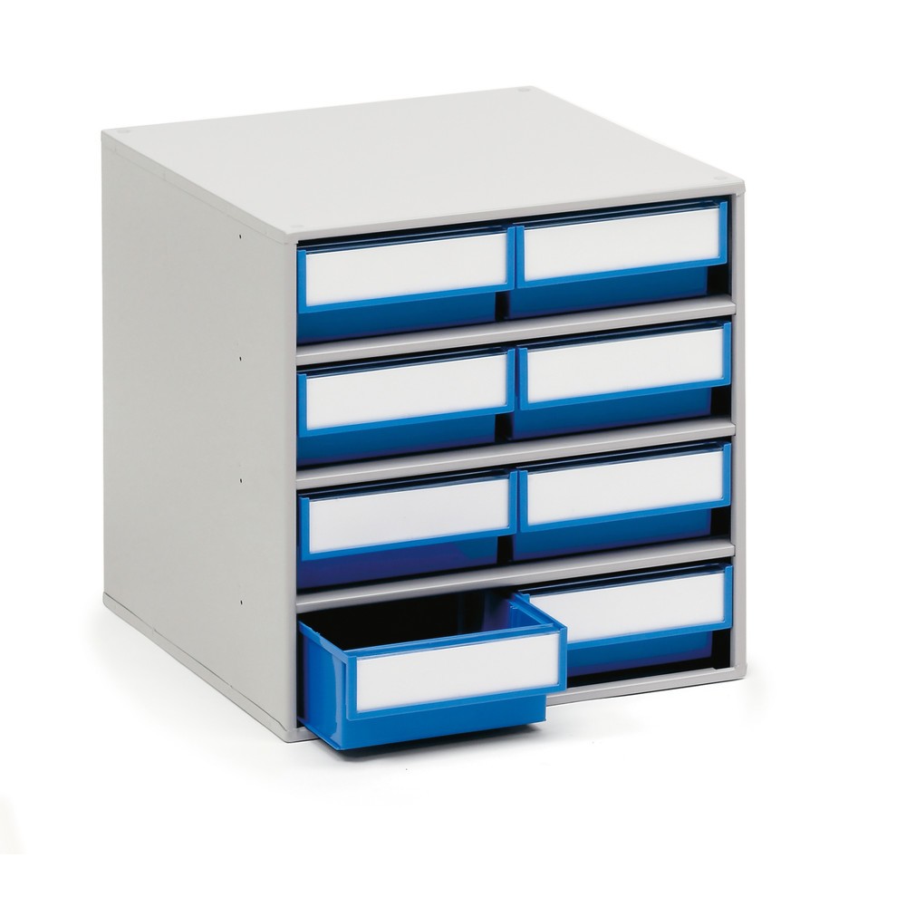 Immagine del prodotto: Cassettiera, 8 cassetti, profondità 400 mm, blu
