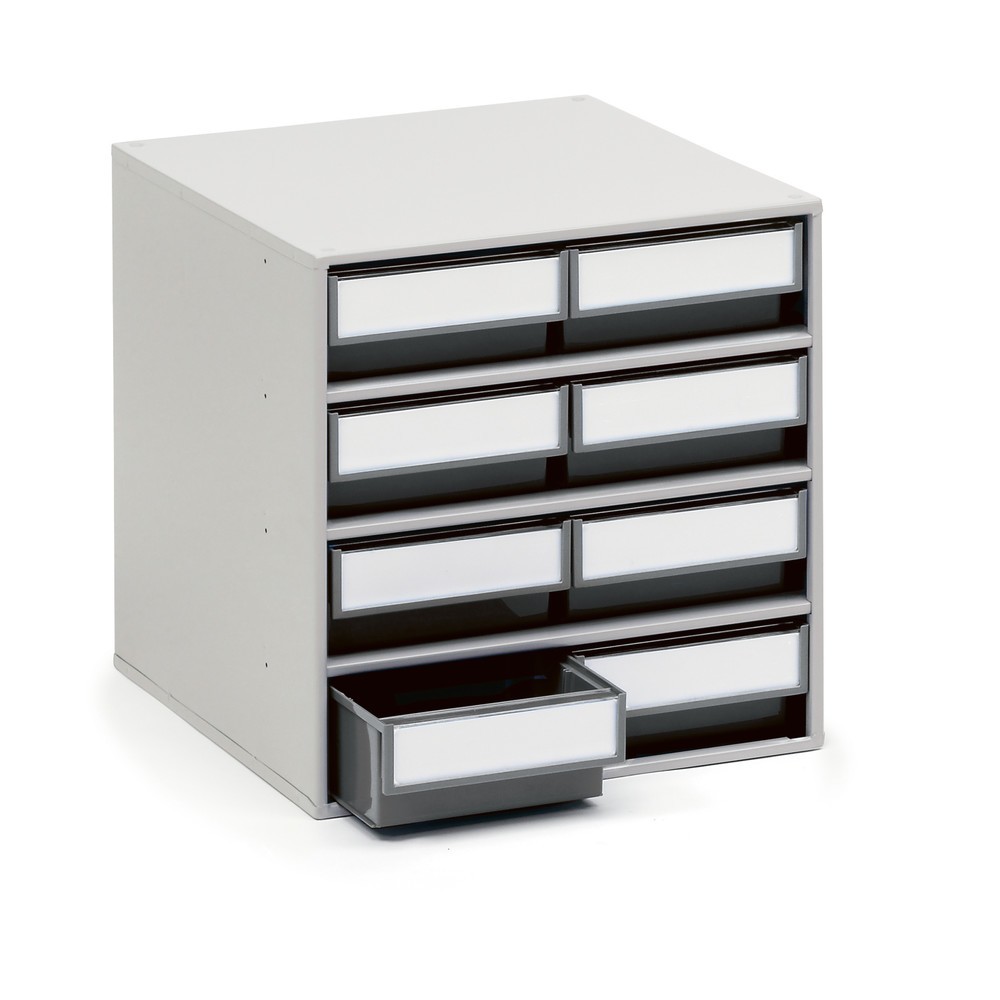 Immagine del prodotto: Cassettiera, 8 cassetti, profondità 400 mm, grigio antracite