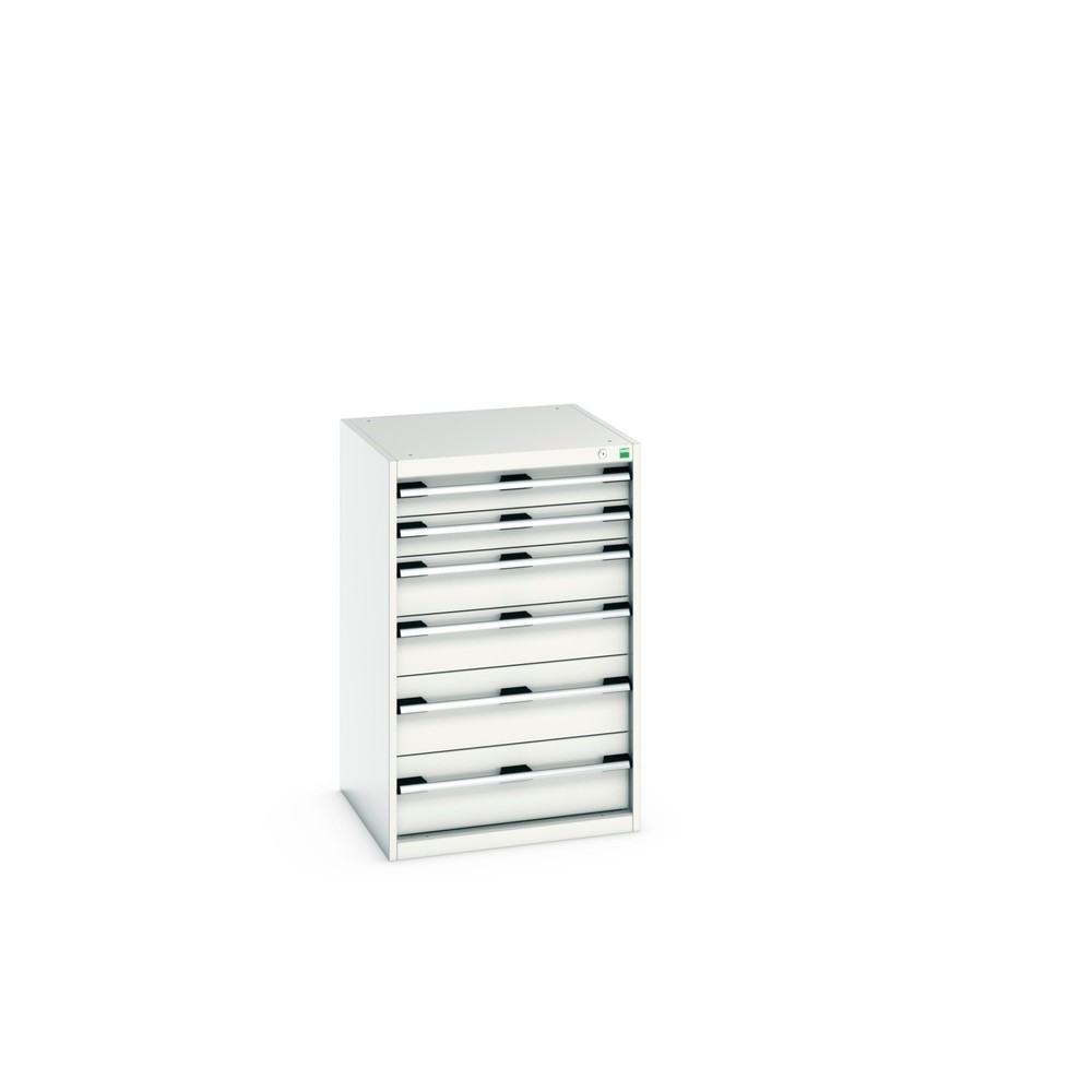 Immagine del prodotto: bott cubio cassettiera, cassetti 2x100 + 2x150 x 2x200 mm, portata 75 kg ciascuno, larghezza 650 mm, grigio chiaro