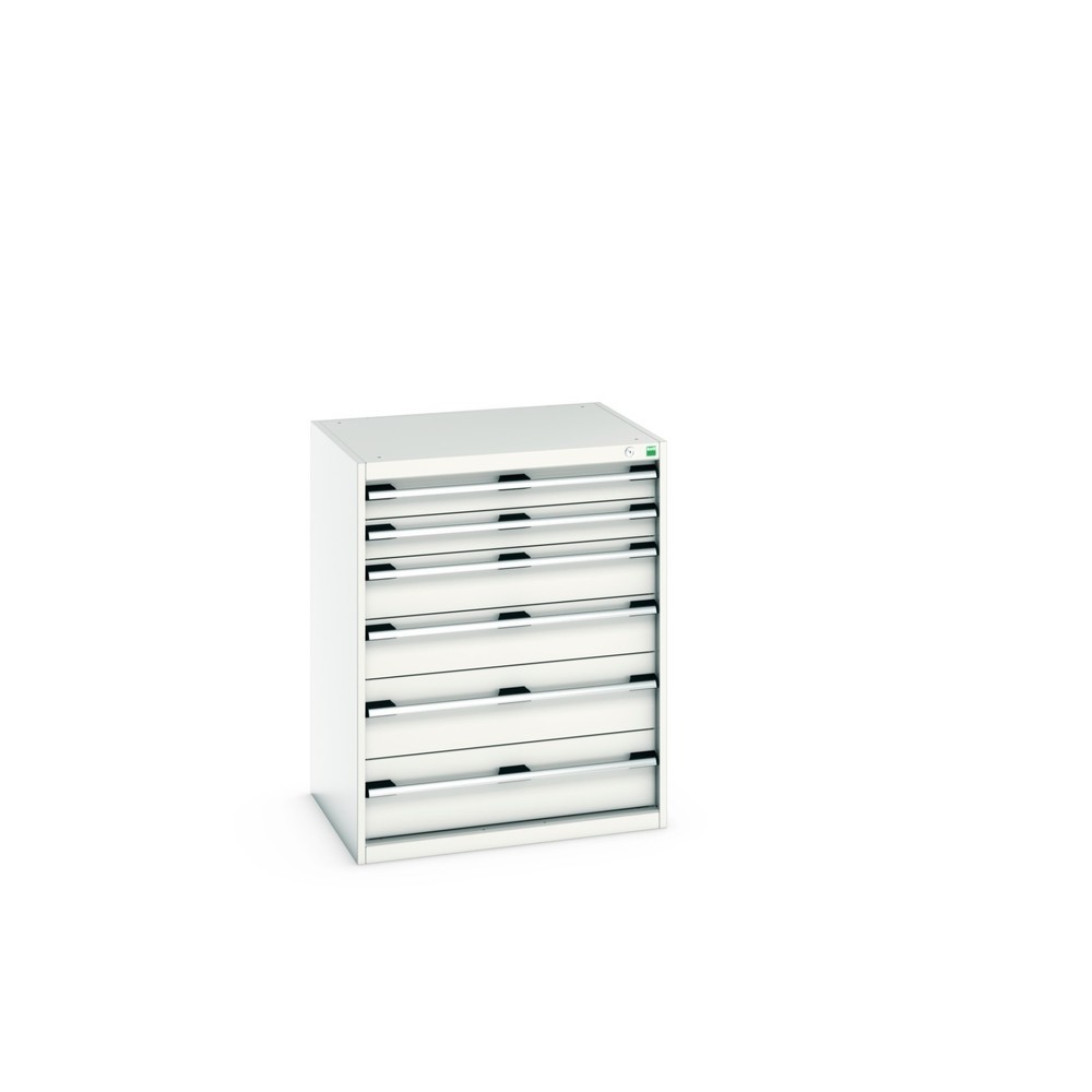 Immagine del prodotto: bott cubio cassettiera, cassetti 2x100 + 2x150 x 2x200 mm, portata 75 kg ciascuno, larghezza 800 mm, grigio chiaro