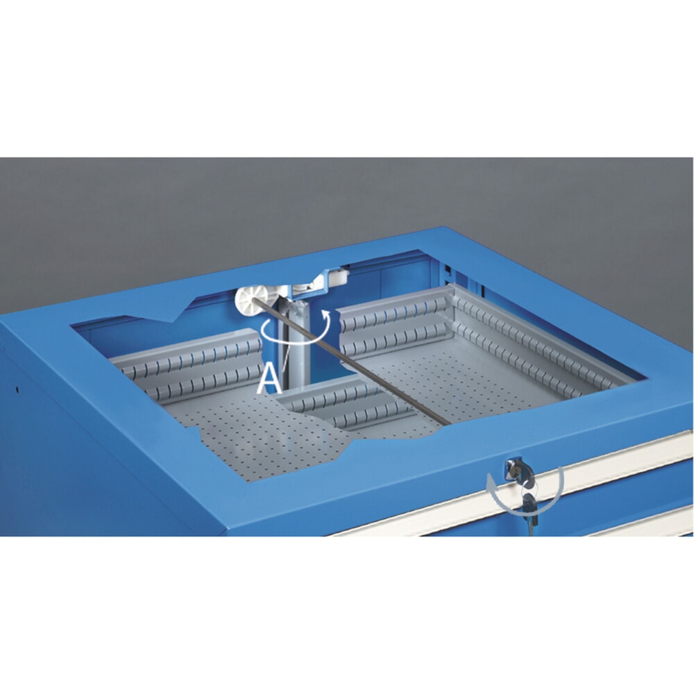 Immagine del prodotto n. 14: Cassettiera Fami MASTER, 6 cassetti, AxLxP 1.000 x 714 x 726 mm, azzurro