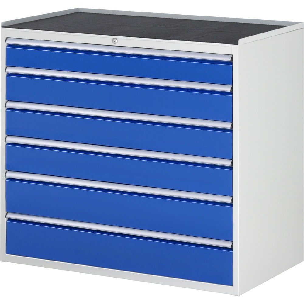Immagine del prodotto: RAU Cassettiera Serie 7000, HxLxP 1.035 x 1.145 x 650 mm, con 6 cassetti misura XXL, piano in metallo