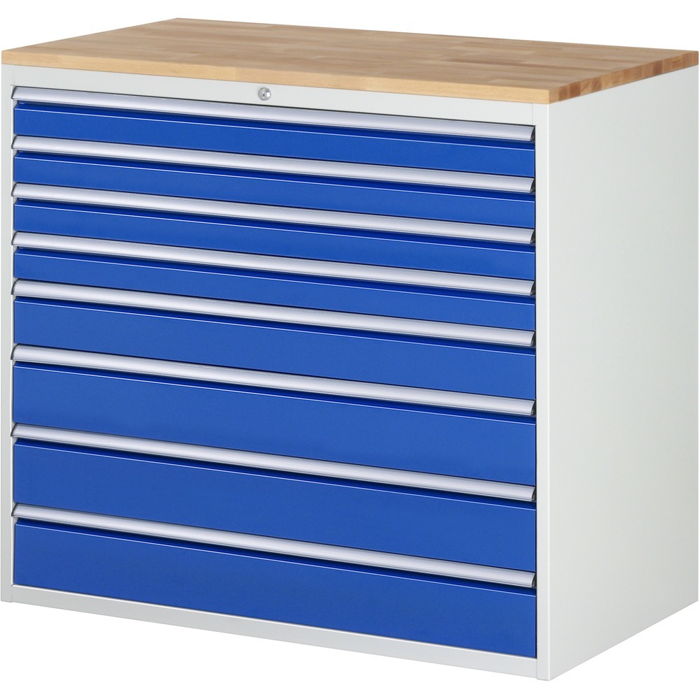 Immagine del prodotto: RAU Cassettiera Serie 7000, HxLxP 1.035 x 1.145 x 650 mm, con 8 cassetti misura XXL, piano in faggio