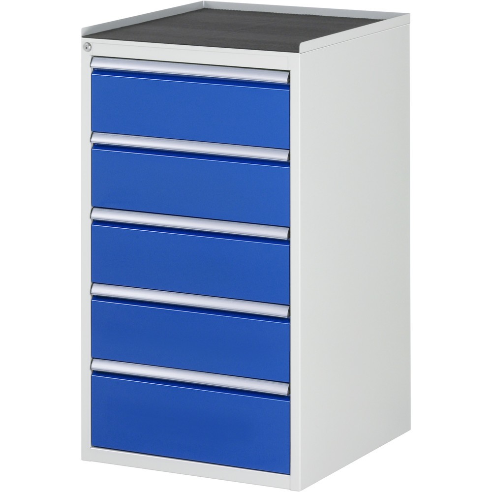 Immagine del prodotto n. 1: RAU Cassettiera Serie 7000, HxLxP 1.035 x 580 x 650 mm, con 5 cassetti misura L, piano in metallo