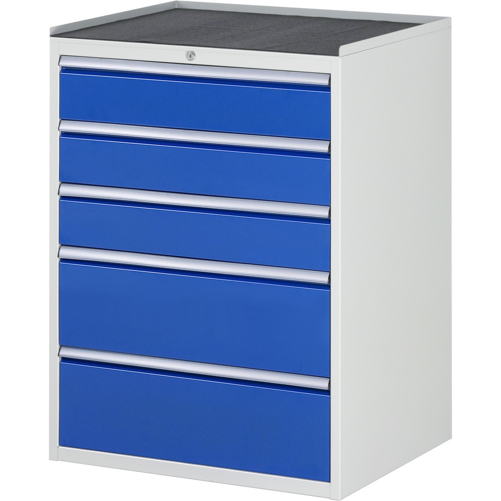 Immagine del prodotto: RAU Cassettiera Serie 7000, HxLxP 1.035 x 770 x 650 mm, con 5 cassetti misura XL, piano in metallo
