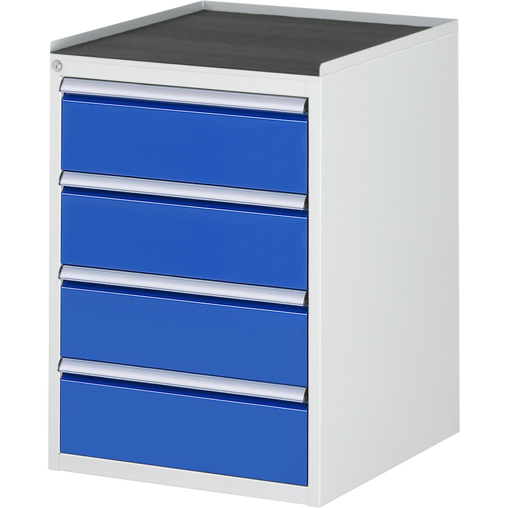 Immagine del prodotto n. 1: RAU Cassettiera Serie 7000, HxLxP 825 x 580 x 650 mm, con 4 cassetti misura L, piano in metallo
