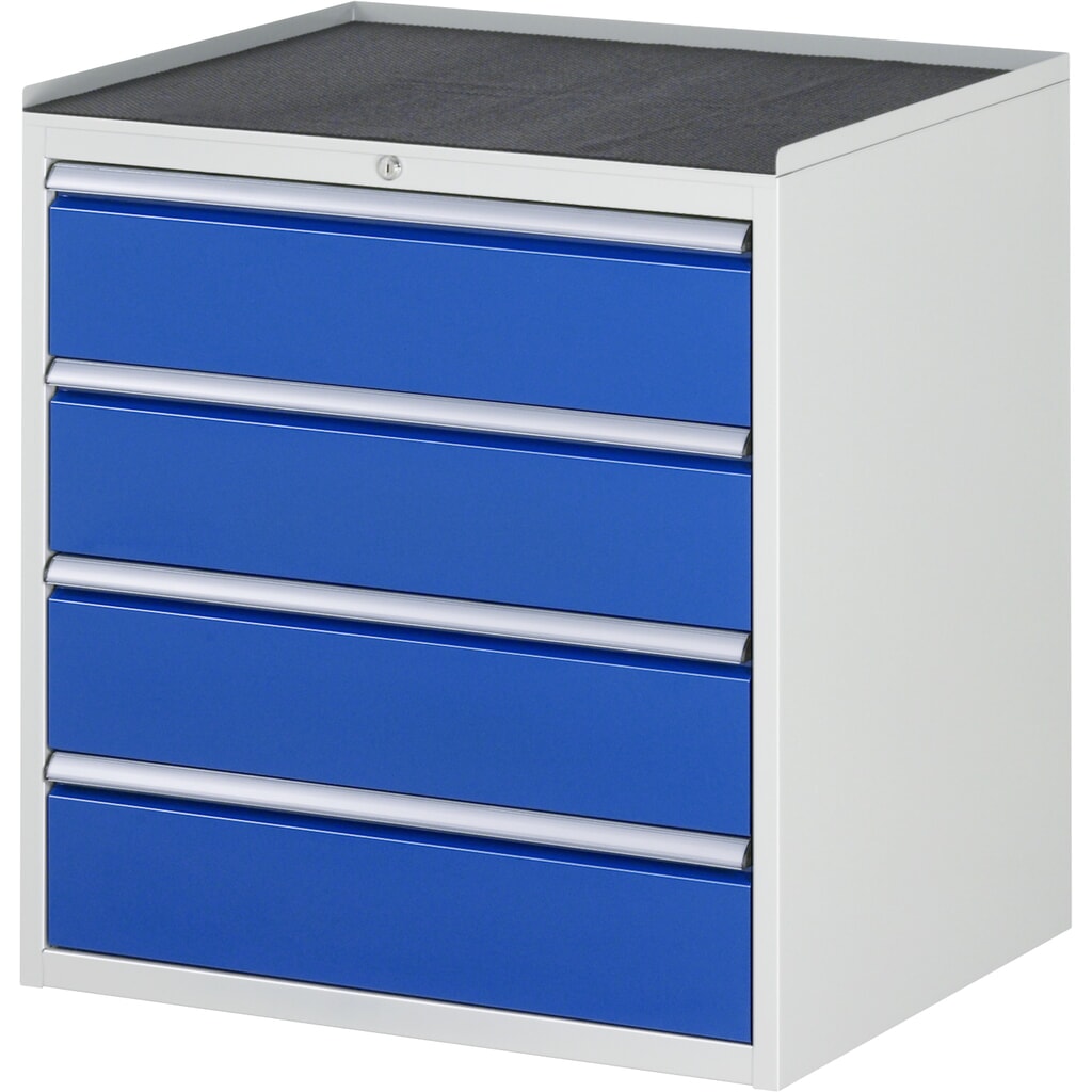 RAU Cassettiera Serie 7000, HxLxP 825 x 770 x 650 mm, con 4 cassetti misura XL, piano in metallo Immagine del prodotto: RAU Cassettiera Serie 7000, HxLxP 825 x 770 x 650 mm, con 4 cassetti misura XL, piano in metallo