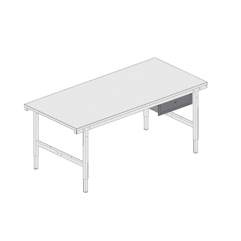 Immagine del prodotto n. 3: Cassetto in acciaio per sistema con piano di imballaggio, HxLxP 150 x 520 x 500 mm
