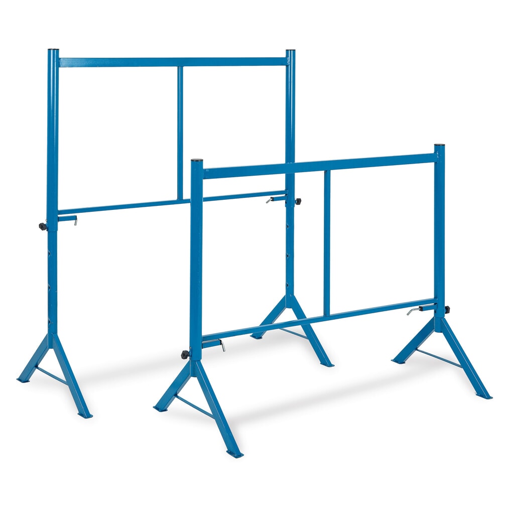 Cavalletto da lavoro con traversa in acciaio, portata 1.000 kg, altezza 1.110-1.410 mm Immagine del prodotto: Cavalletto da lavoro con traversa in acciaio, portata 1.000 kg, altezza 1.110-1.410 mm