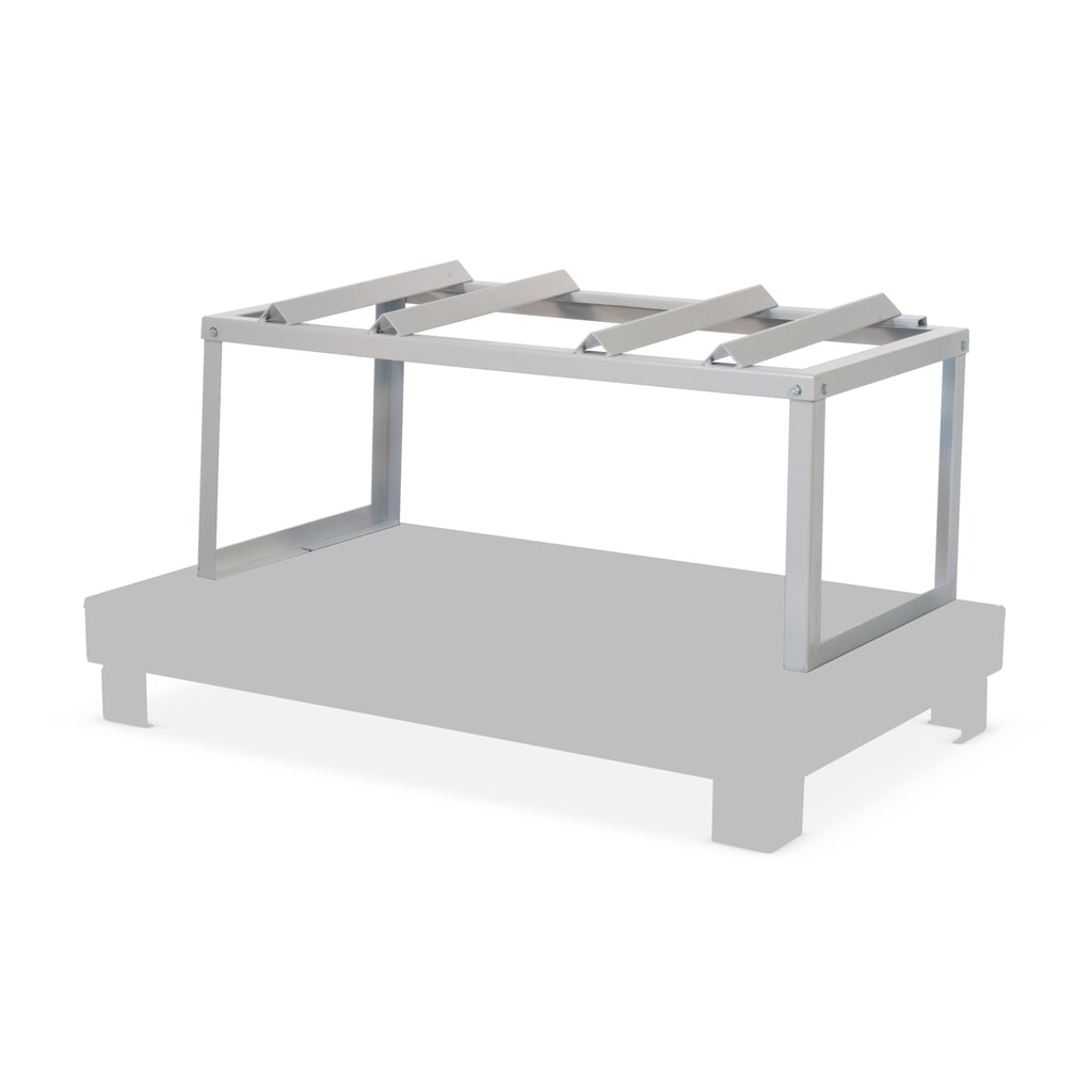 Immagine del prodotto: Bauer® scaffale per sostanze pericolose con supporto per fusti, zincato a caldo, per 2 fusti