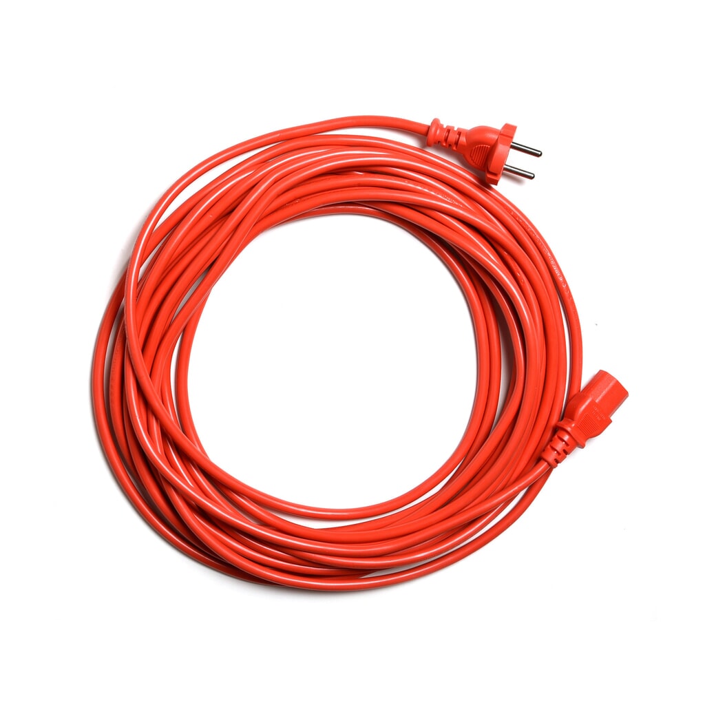 Cavo di alimentazione per aspirapolvere SPRiNTUS MAXIMUS pro, lunghezza 10 m, rosso segnale Immagine del prodotto: Cavo di alimentazione per aspirapolvere SPRiNTUS MAXIMUS pro, lunghezza 10 m, rosso segnale