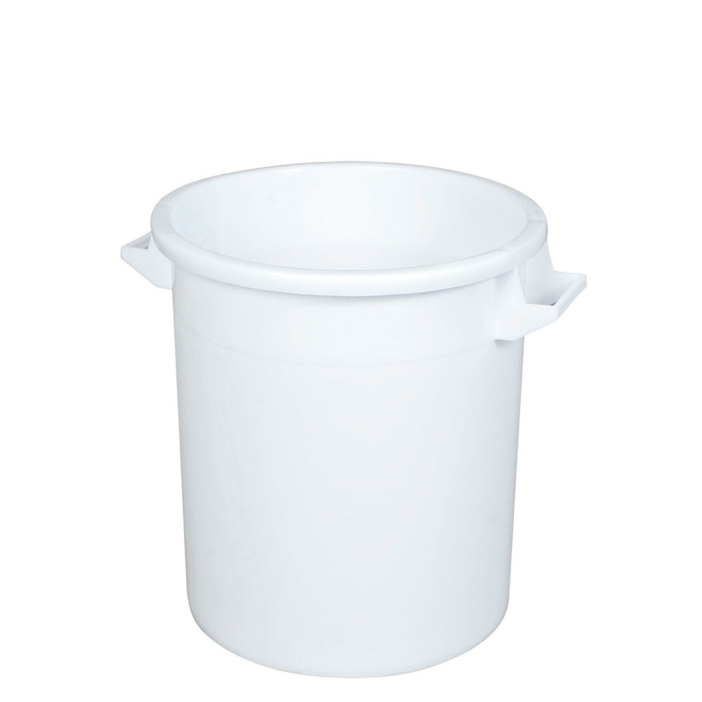 Immagine del prodotto: Bidone rotondo, Ø superiore/inferiore 390/315 mm, altezza 415 mm, 35 litri, bianco