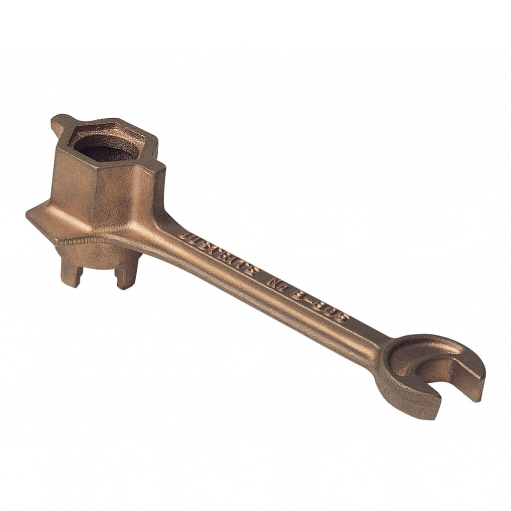 Justrite Chiave per fusto, in ottone, per tappi da 19 e 51 mm Immagine del prodotto: Justrite Chiave per fusto, in ottone, per tappi da 19 e 51 mm
