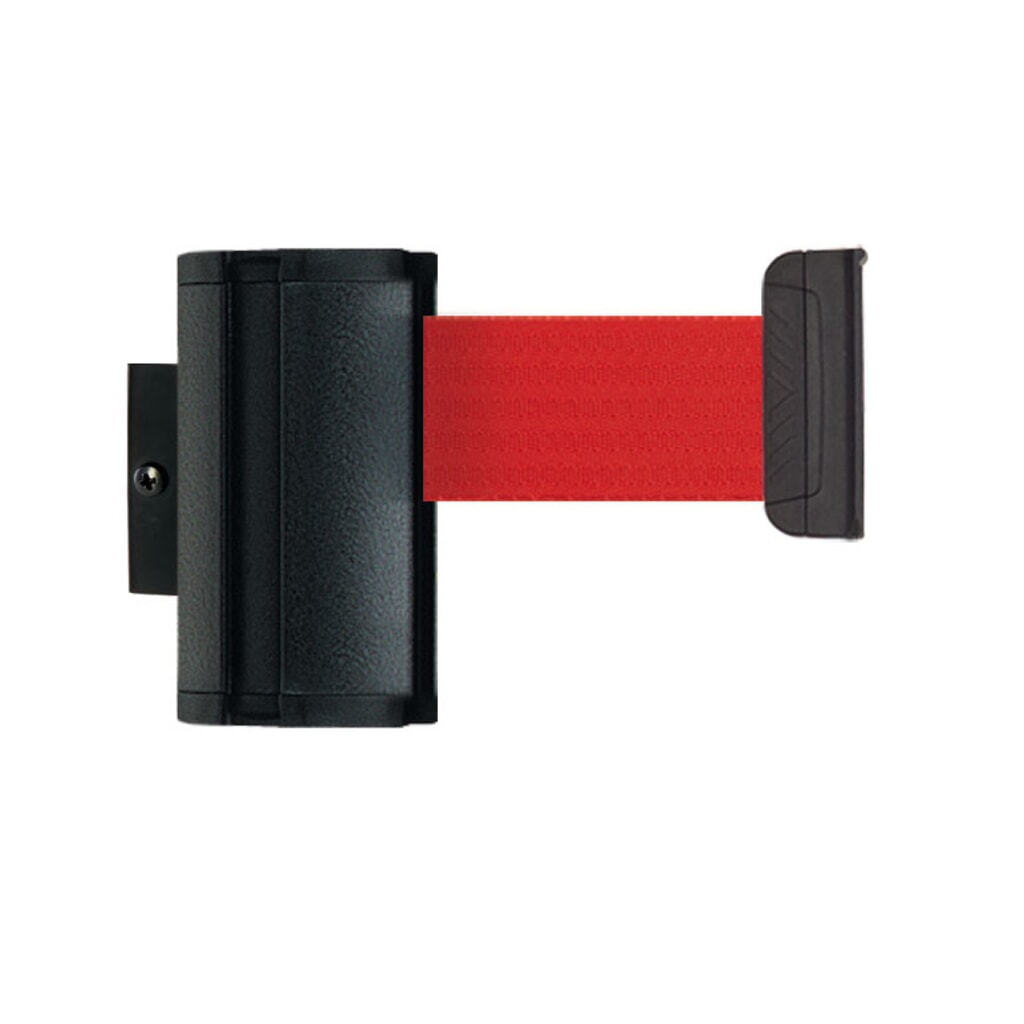 Immagine del prodotto: Cinghia di sbarramento da parete M da agganciare, lunghezza 2,3 m, rosso