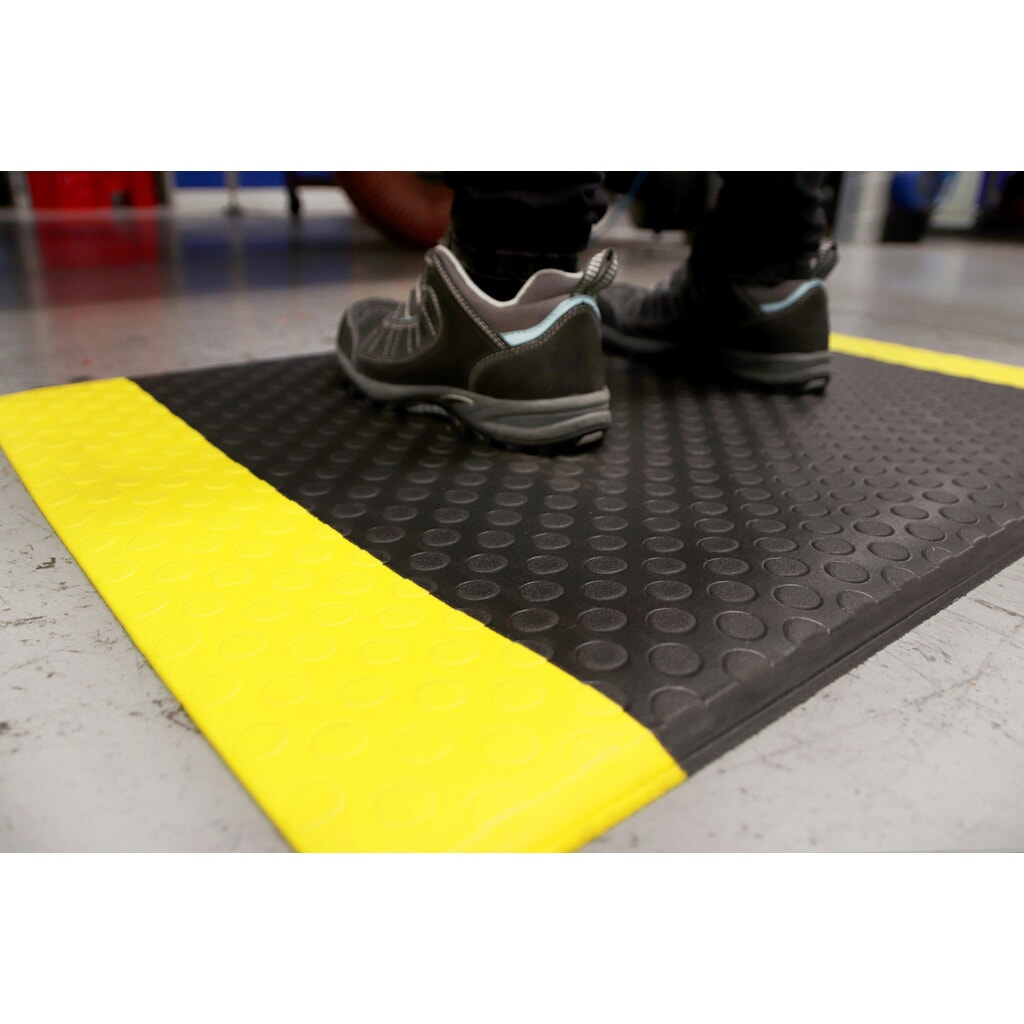 Immagine del prodotto: Tappetino defaticante COBA Orthomat® Dot, 1 strato, nero, L x P 900 x 600 mm