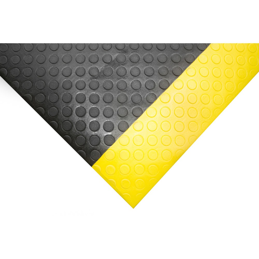 Immagine del prodotto n. 3: Tappetino defaticante COBA Orthomat® Dot, 1 strato, nero/giallo, L x P 900 x metro/pezzo