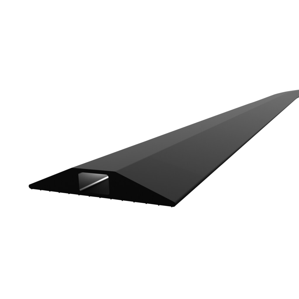 COBA Canalina passacavi in PVC, AxL 11 x 3.000 mm, nero Immagine del prodotto: COBA Canalina passacavi in PVC, AxL 11 x 3.000 mm, nero