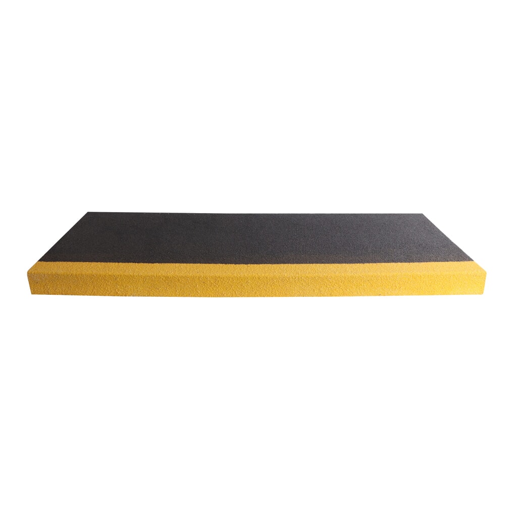 COBA Profilo anti-scivolo per gradini COBAGRiP® Stair Tread, HxLxP 5,5 x 750 x 345 mm, nero/giallo Immagine del prodotto n. 2: COBA Profilo anti-scivolo per gradini COBAGRiP® Stair Tread, HxLxP 5,5 x 750 x 345 mm, nero/giallo
