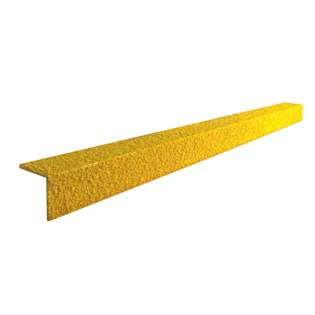 COBA Profilo anti-scivolo per gradini COBAGRiP® Stair Nosing, HxLxP 5,5 x 1.000 x 55 mm, giallo Immagine del prodotto: COBA Profilo anti-scivolo per gradini COBAGRiP® Stair Nosing, HxLxP 5,5 x 1.000 x 55 mm, giallo