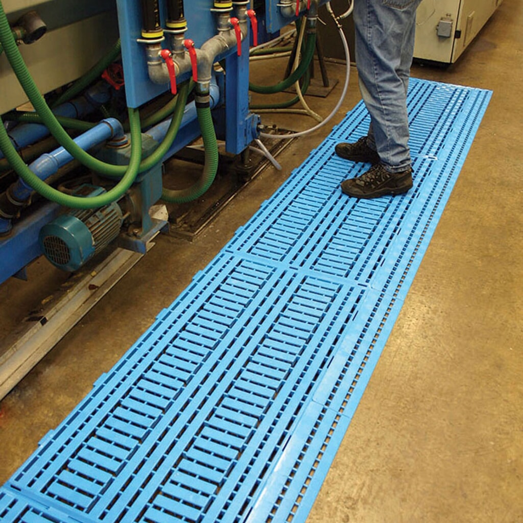 Immagine del prodotto n. 2: COBA Tappetino da lavoro in PE, LxP 600 x 1.200 mm, blu