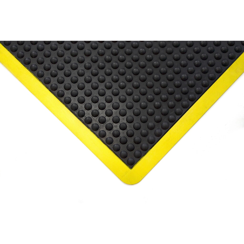 COBA Tappetino defaticante Bubblemat Safety, LxP 600 x 900 mm, nero/giallo Immagine del prodotto n. 2: COBA Tappetino defaticante Bubblemat Safety, LxP 600 x 900 mm, nero/giallo