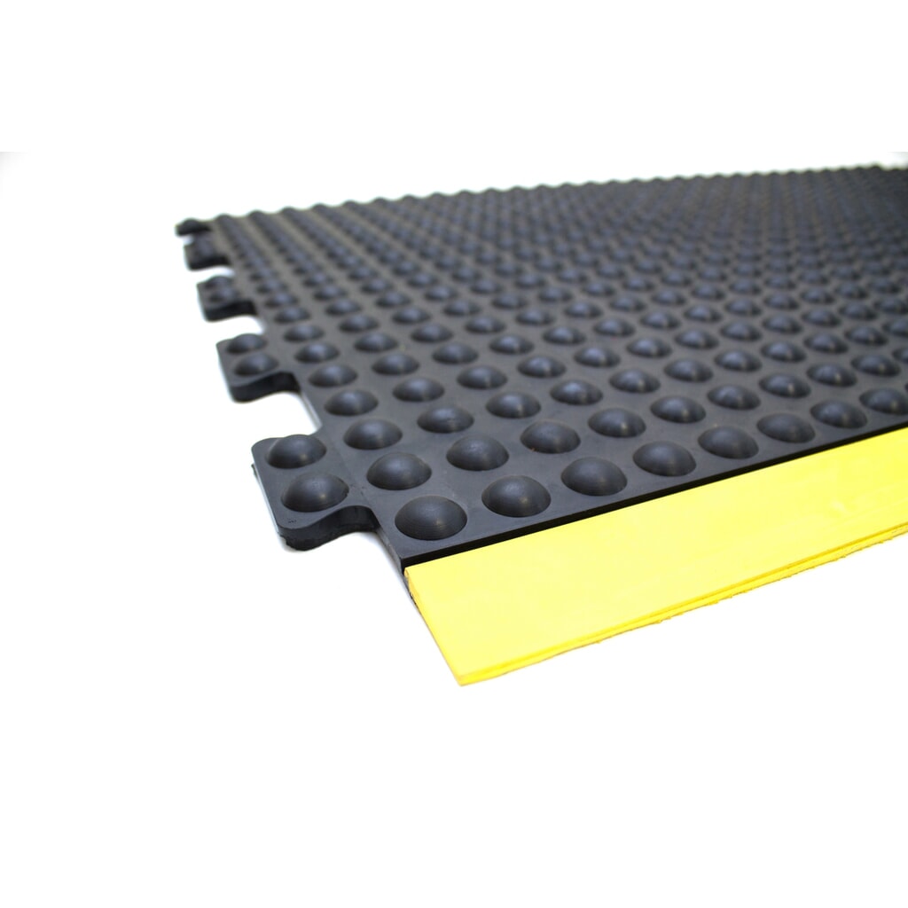 COBA Tappetino defaticante Bubblemat Safety, pezzo centrale, LxP 900 x 1.200 mm, nero/giallo Immagine del prodotto n. 2: COBA Tappetino defaticante Bubblemat Safety, pezzo centrale, LxP 900 x 1.200 mm, nero/giallo