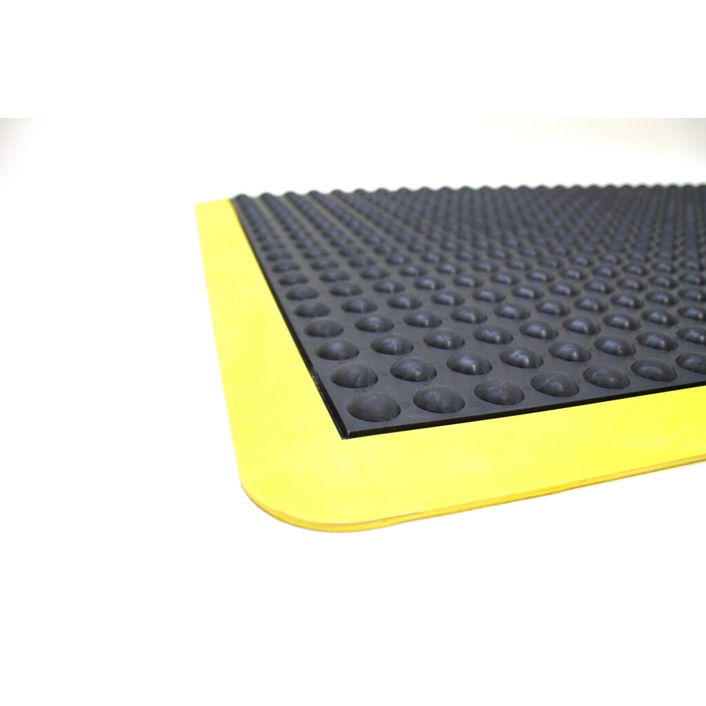 Immagine del prodotto n. 2: COBA Tappetino defaticante Bubblemat Safety, pezzo terminale, LxP 900 x 1.200 mm, nero/giallo