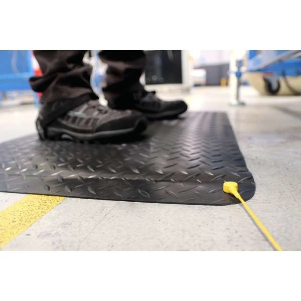 Immagine del prodotto n. 2: COBA Tappetino defaticante Deckplate Anti-Static, LxP 600 x 900 mm, nero