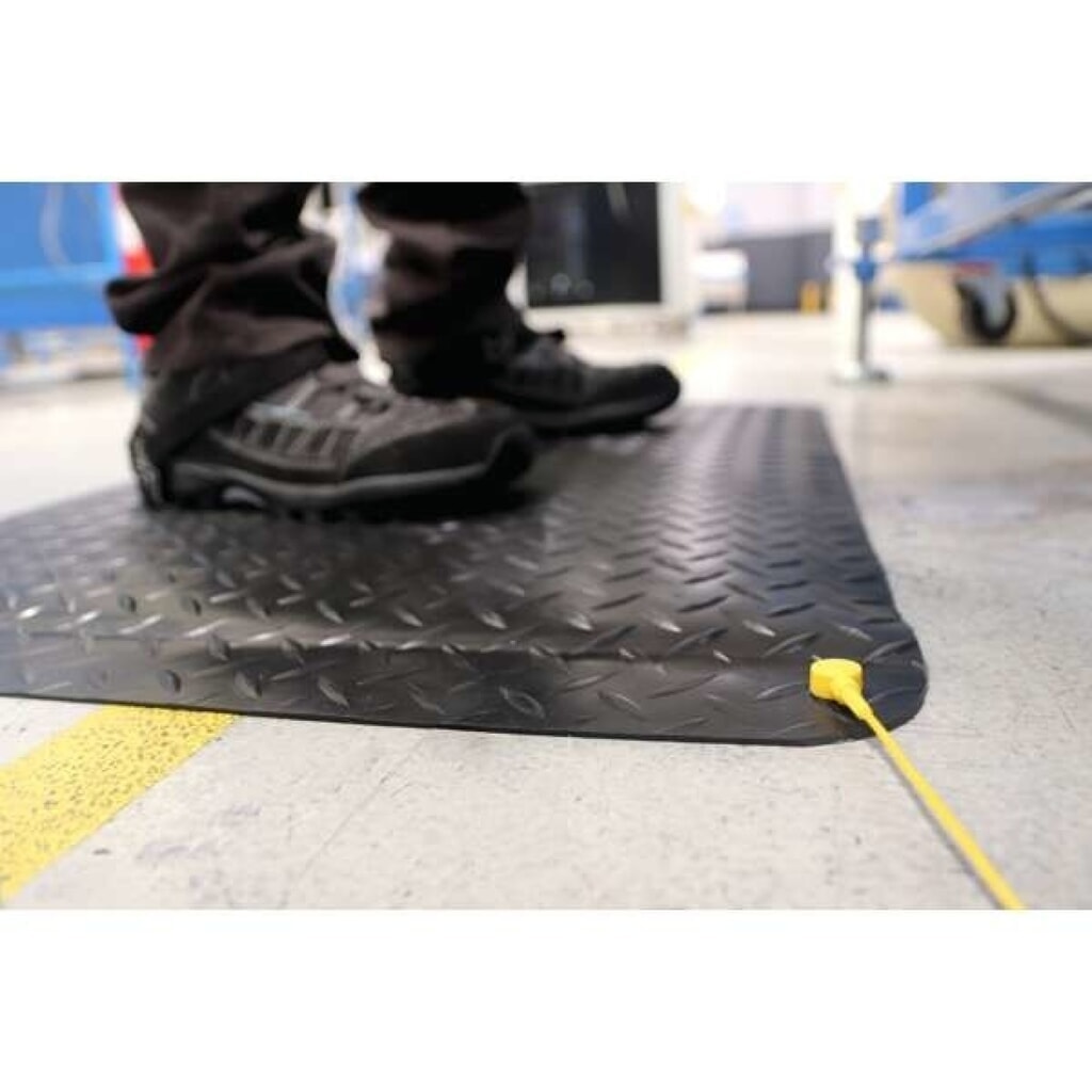 Immagine del prodotto n. 2: COBA Tappetino defaticante Deckplate Anti-Static, LxP 600 x 900 mm, nero