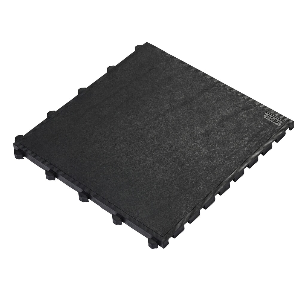 COBA Tappetino defaticante Fatigue Lock Premium, chiuso, LxP 500 x 500 mm, nero Immagine del prodotto: COBA Tappetino defaticante Fatigue Lock Premium, chiuso, LxP 500 x 500 mm, nero