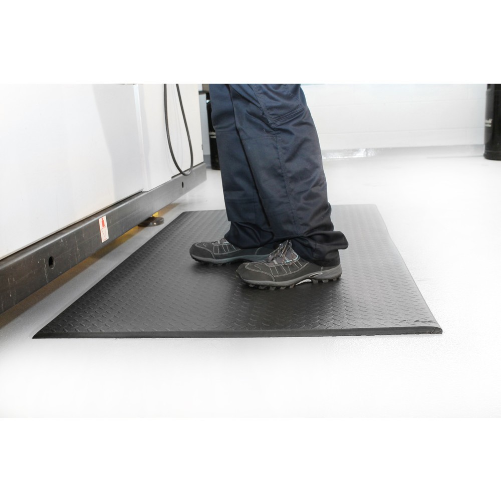 Immagine del prodotto n. 4: COBA Tappetino defaticante Orthomat® Diamond, LxP 900 x metro lineare mm, nero