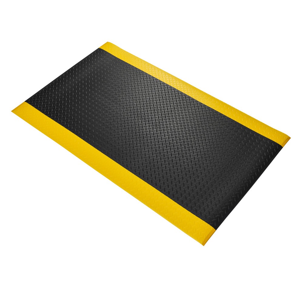 Immagine del prodotto n. 1: COBA Tappetino defaticante Orthomat® Diamond, LxP 900 x 1.500 mm, nero/giallo