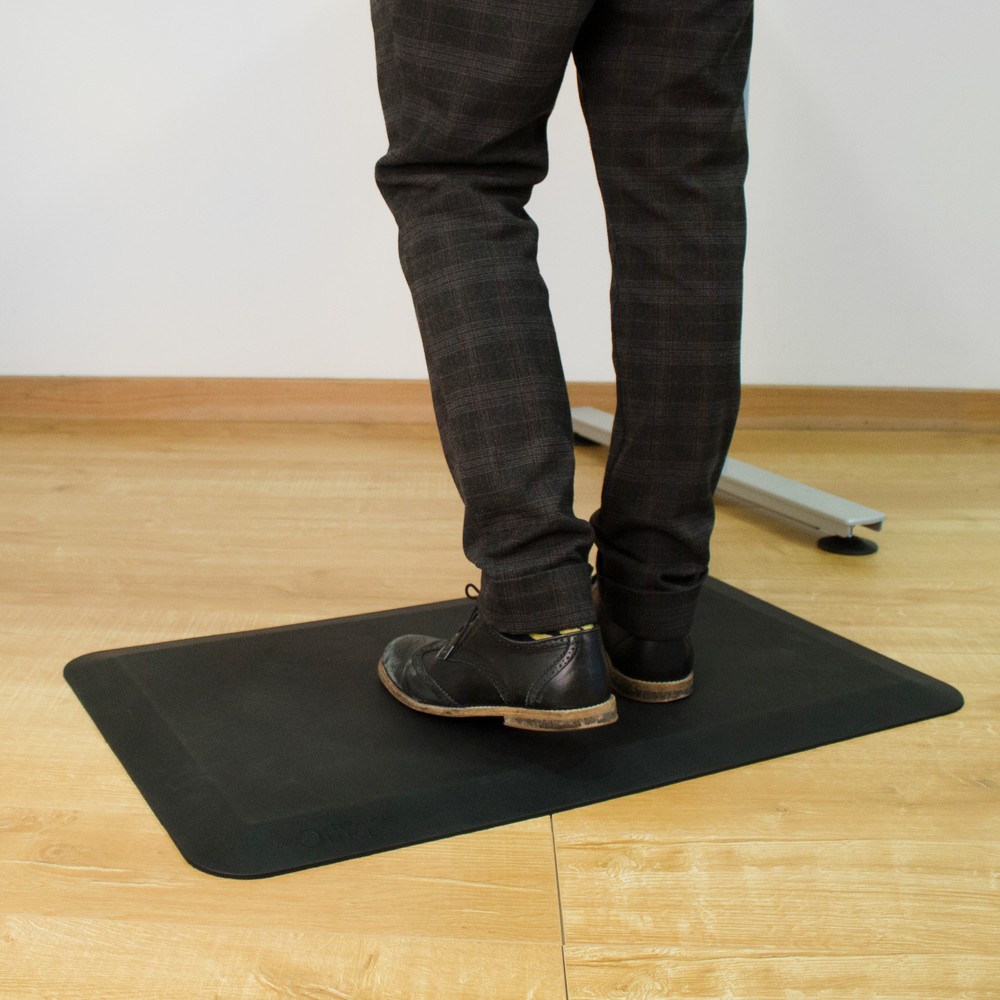 Immagine del prodotto n. 3: COBA Tappetino ergonomico in PU, LxP 500 x 800 mm, nero