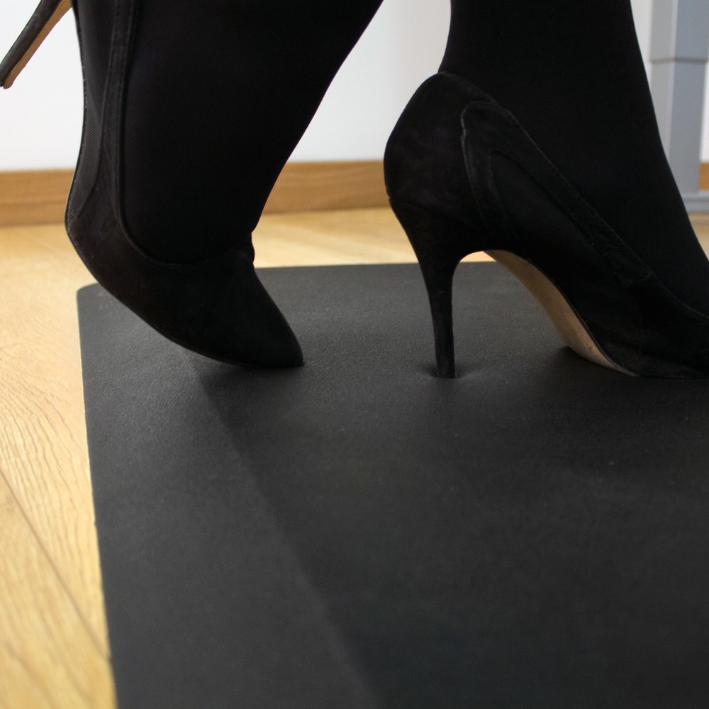 Immagine del prodotto n. 4: COBA Tappetino ergonomico in PU, LxP 500 x 800 mm, nero