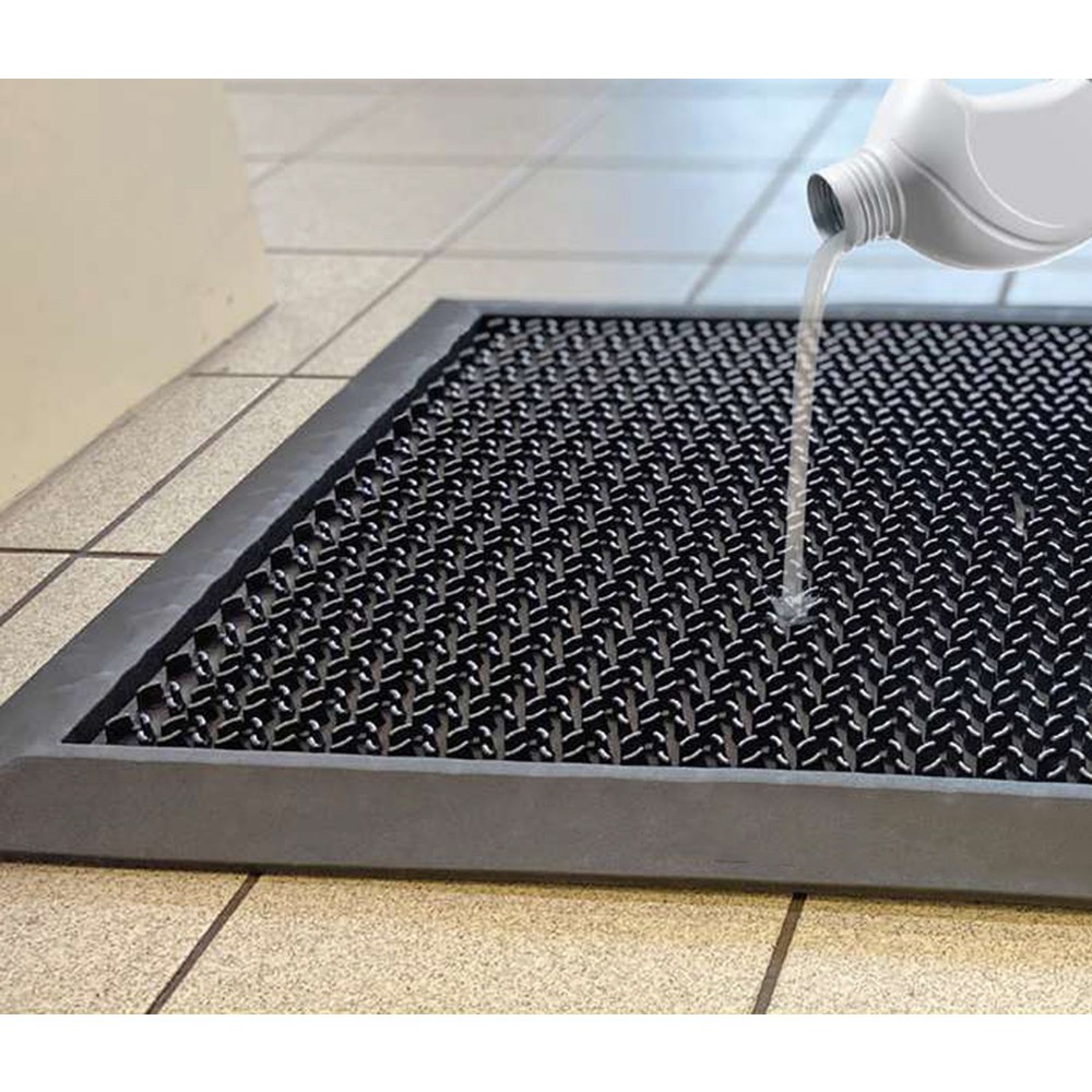 Immagine del prodotto n. 4: COBA Tappeto disinfettante HygiWell, volume 1,75 l, LxP 800 x 550 mm, nero