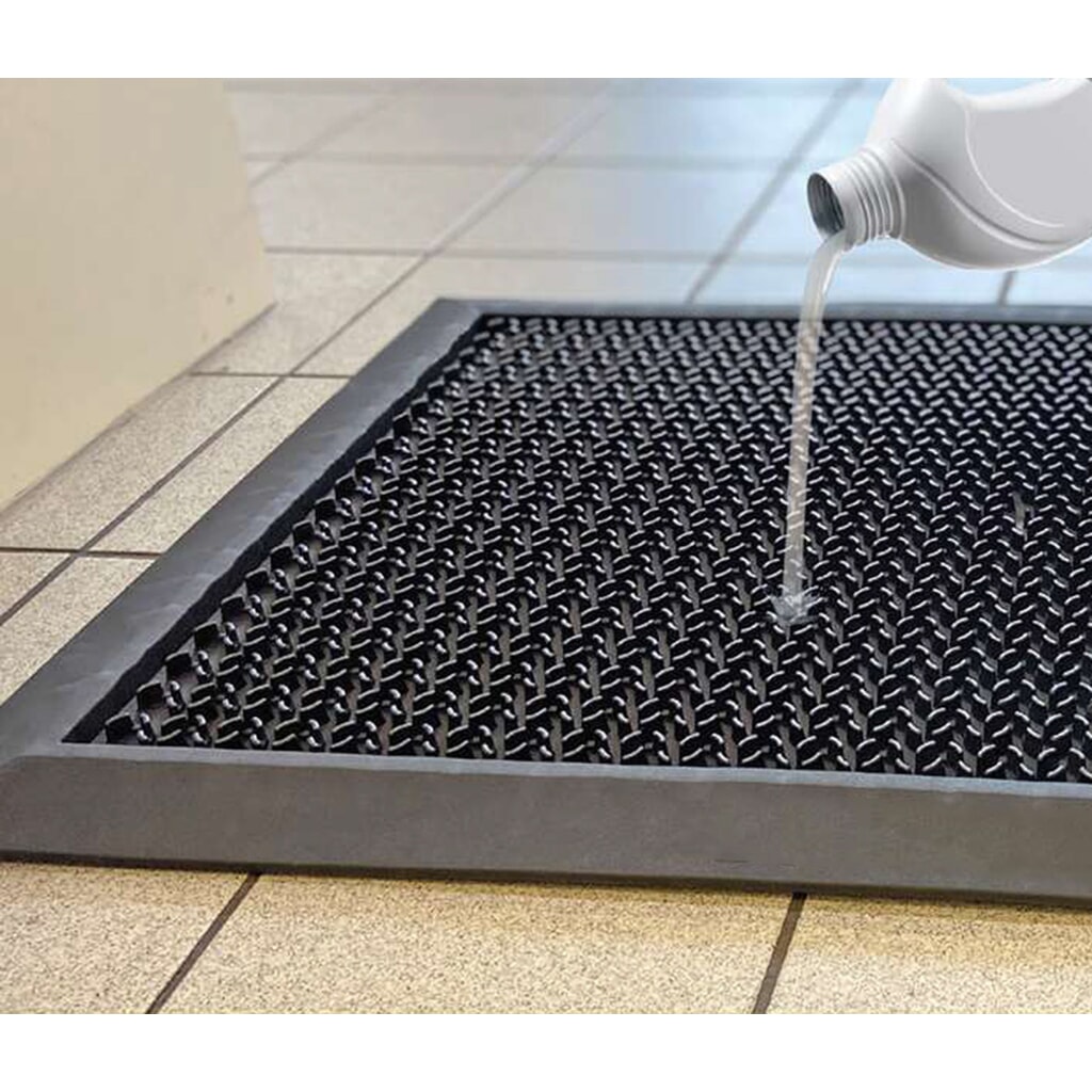 Immagine del prodotto n. 4: COBA Tappeto disinfettante HygiWell, volume 1,75 l, LxP 800 x 550 mm, nero