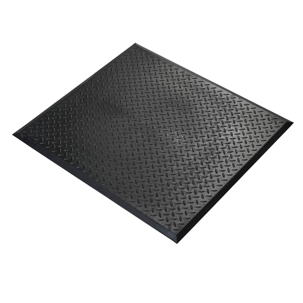 COBA Tappeto per postazione di lavoro Comfort-Lok, LxP 700 x 800 mm, nero Immagine del prodotto: COBA Tappeto per postazione di lavoro Comfort-Lok, LxP 700 x 800 mm, nero