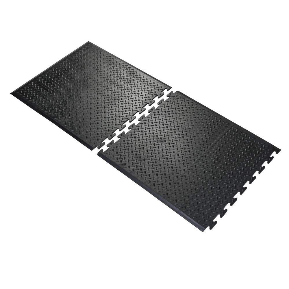 Immagine del prodotto n. 2: COBA Tappeto per postazione di lavoro Comfort-Lok, pezzo centrale, LxP 700 x 800 mm, nero