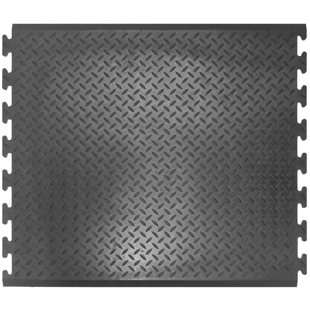 Immagine del prodotto n. 4: COBA Tappeto per postazione di lavoro Comfort-Lok, pezzo centrale, LxP 700 x 800 mm, nero