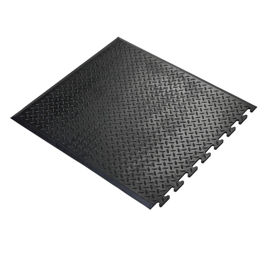 COBA Tappeto per postazione di lavoro Comfort-Lok, pezzo terminale, LxP 700 x 800 mm, nero Immagine del prodotto: COBA Tappeto per postazione di lavoro Comfort-Lok, pezzo terminale, LxP 700 x 800 mm, nero