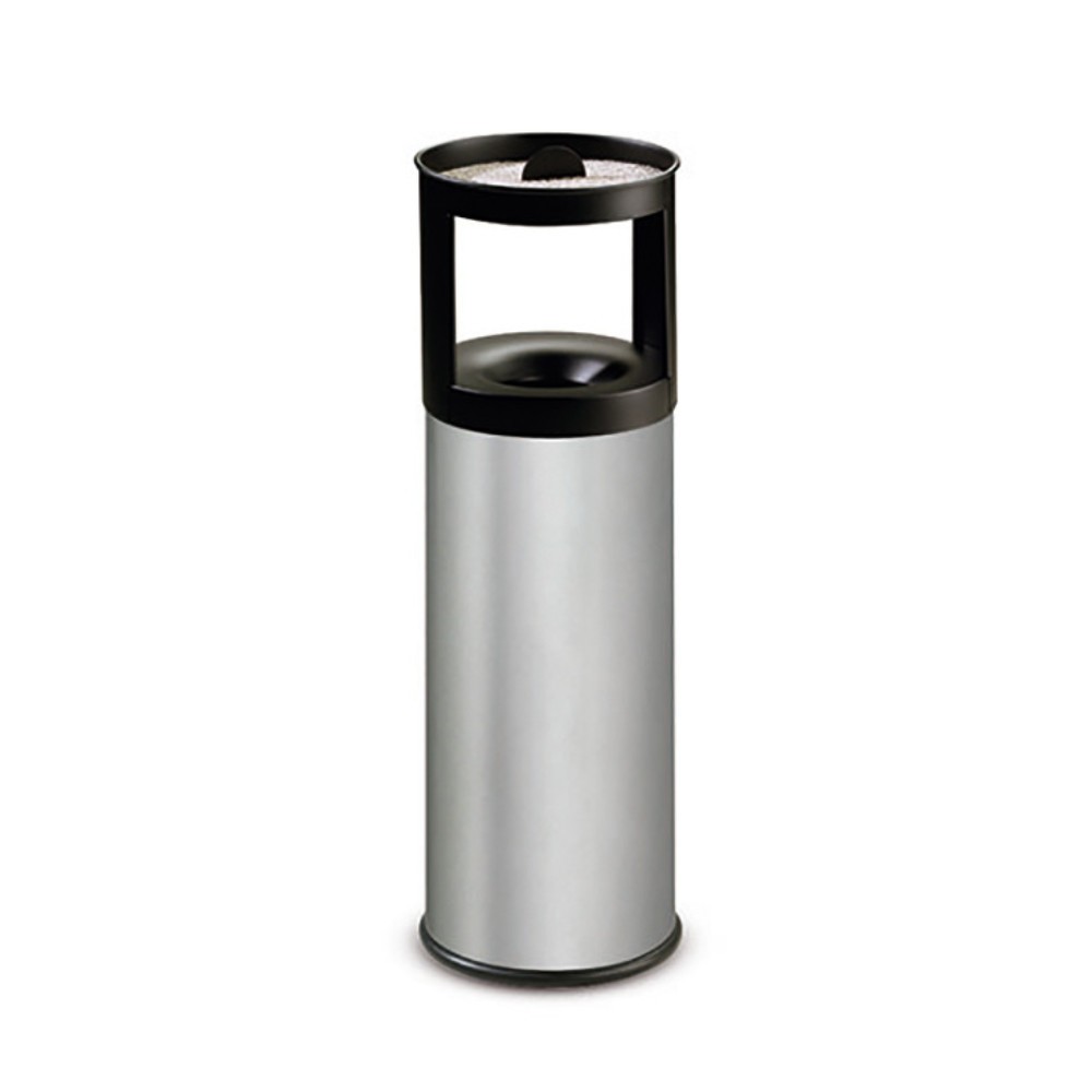 Immagine del prodotto: Combinazione posacenere-cestino dei rifiuti FLORENZ, acciaio inox, 25 litri