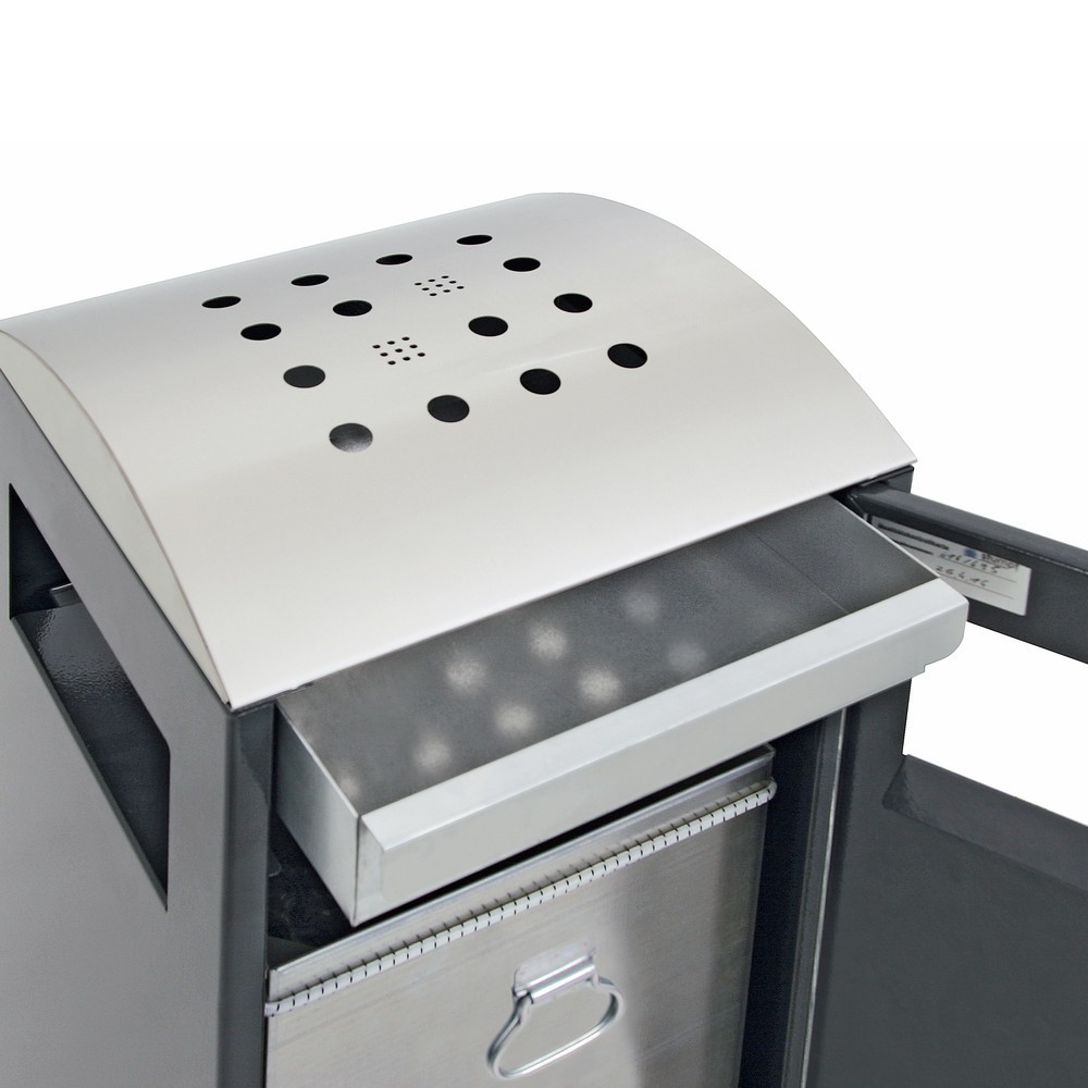 Immagine del prodotto n. 3: Combinazione posacenere-cestino dei rifiuti stumpf®, 40 litri
