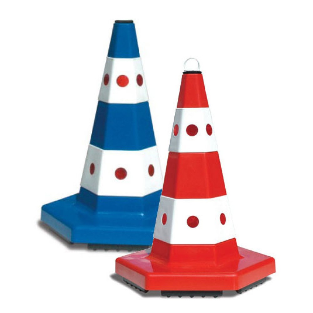 Immagine del prodotto: Cono stradale in PP, esagonale, altezza 520 mm, rosso