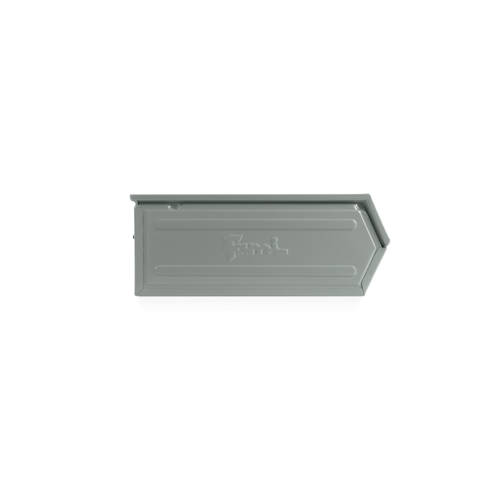 Immagine del prodotto n. 4: Contenitori a bocca di lupo in lamiera d’acciaio, AxLxP 200 x 300 x 500 mm, grigio vaio, 6 pz/SU